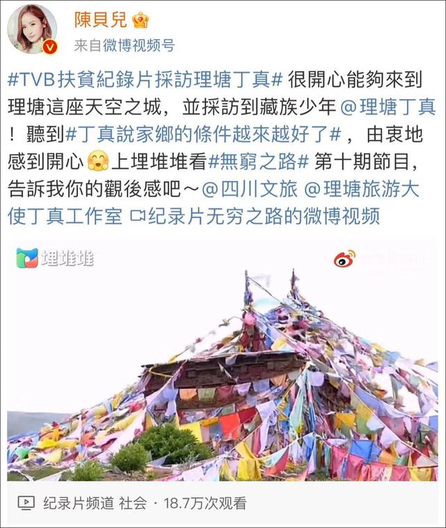 TVB扶贫纪录片采访理塘丁真，网友感叹：国家扶贫工作确实做得好  理塘丁真 第2张